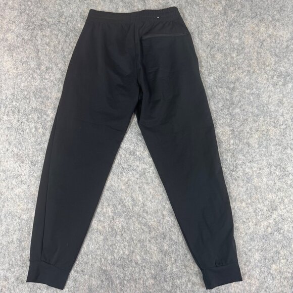 Uniqlo Mens Black Joggers Sz S Tapered Pockets AIRism Activewear Lightweight - Picture 11 of 12